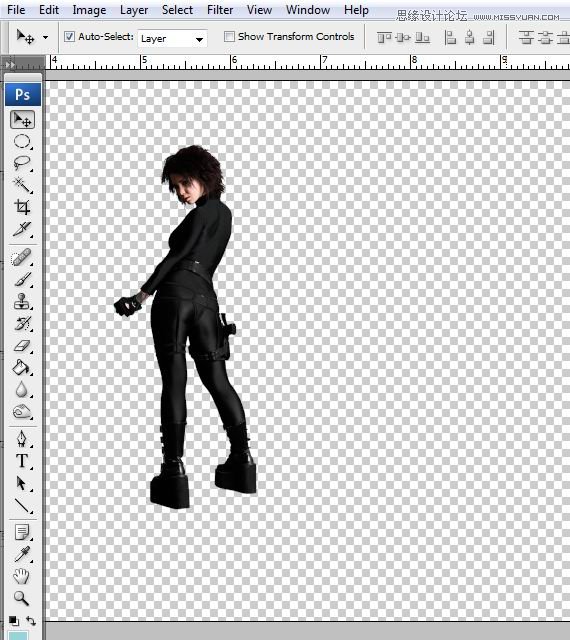 Photoshop合成Tron风格的科幻插图教程