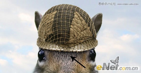 Photoshop打造草原上的超酷的松鼠战士