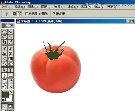 Photoshop鼠绘逼真的西红柿教程