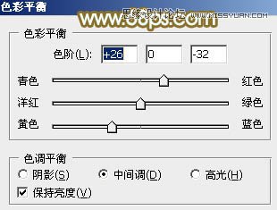 Photoshop给外景美女调出春季清新效果