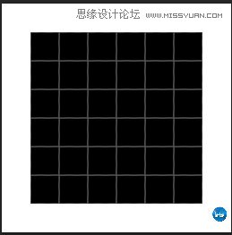Photoshop制作超酷黑白像素文字效果