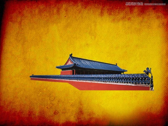 Photoshop设计拼接风格的时尚桌面壁纸