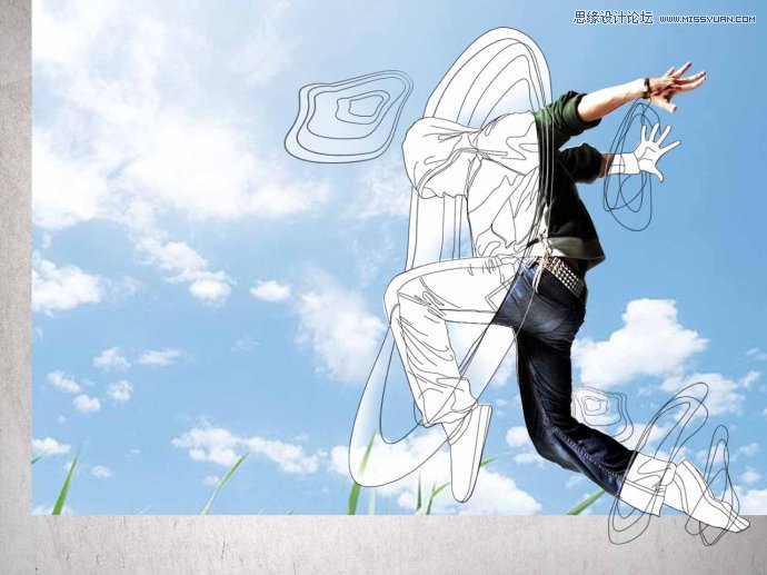 Photoshop设计跳舞者桌面壁纸教程