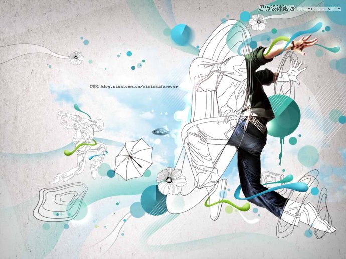 Photoshop设计跳舞者桌面壁纸教程