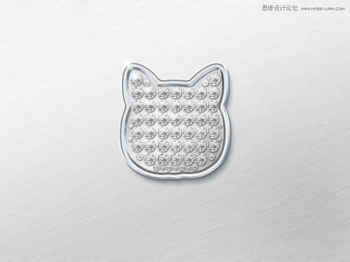 Photoshop设计猫猫钻石电脑桌面壁纸