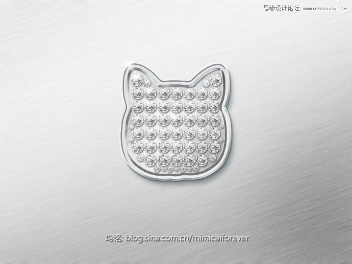 Photoshop设计猫猫钻石电脑桌面壁纸