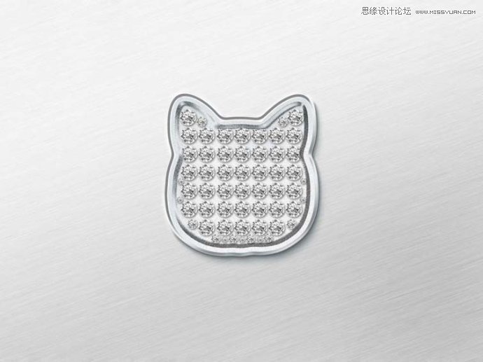 Photoshop设计猫猫钻石电脑桌面壁纸