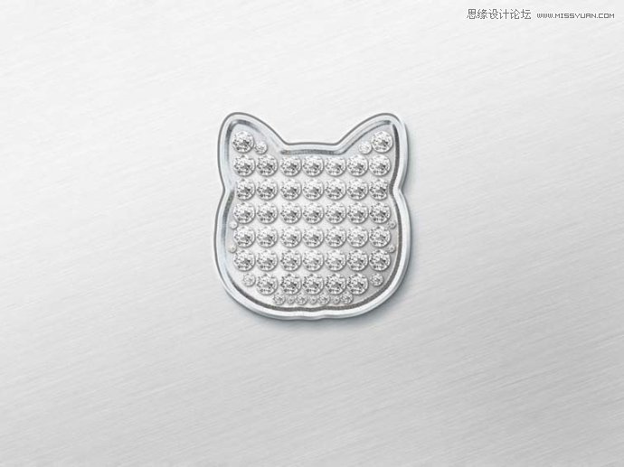 Photoshop设计猫猫钻石电脑桌面壁纸