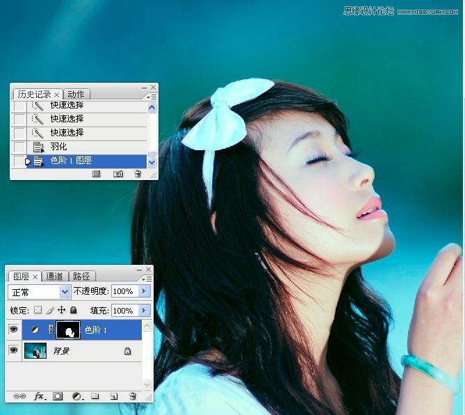 Photoshop使用LAB模式调出通透的阿宝色效果