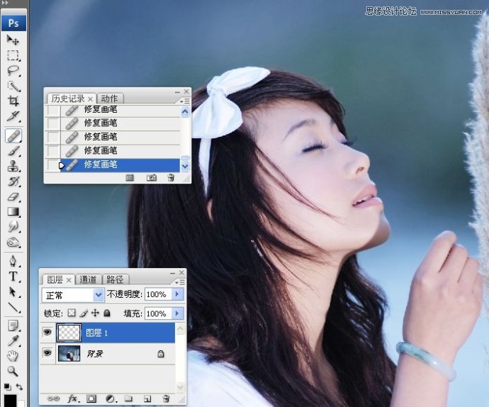 Photoshop使用LAB模式调出通透的阿宝色效果
