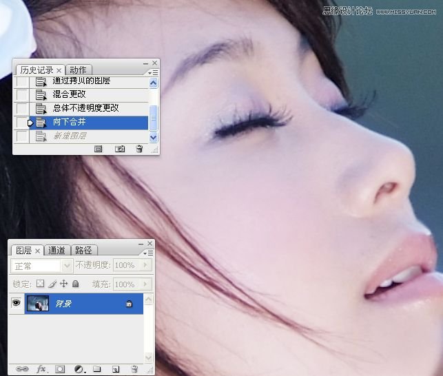 Photoshop使用LAB模式调出通透的阿宝色效果