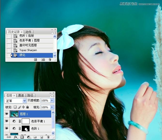 Photoshop使用LAB模式调出通透的阿宝色效果