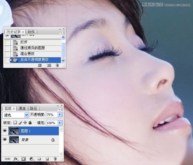 Photoshop使用LAB模式调出通透的阿宝色效果