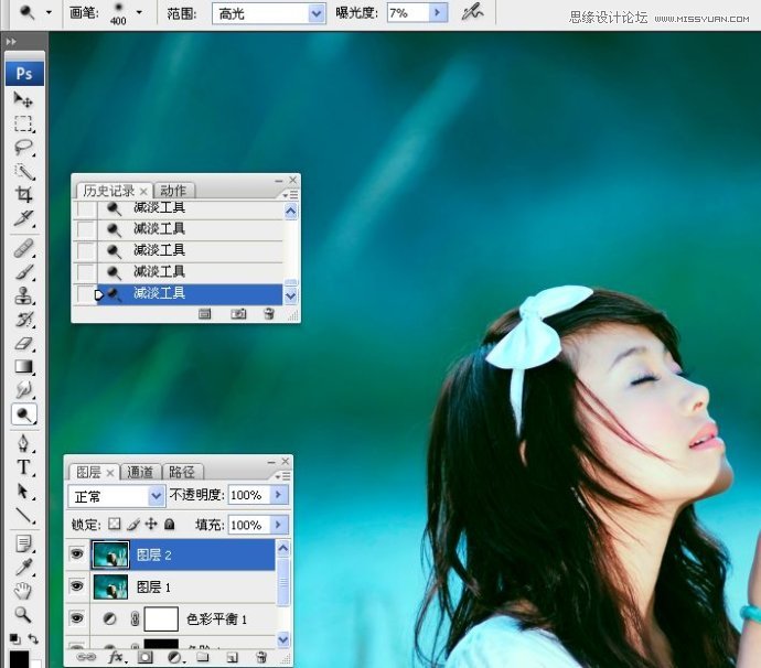 Photoshop使用LAB模式调出通透的阿宝色效果