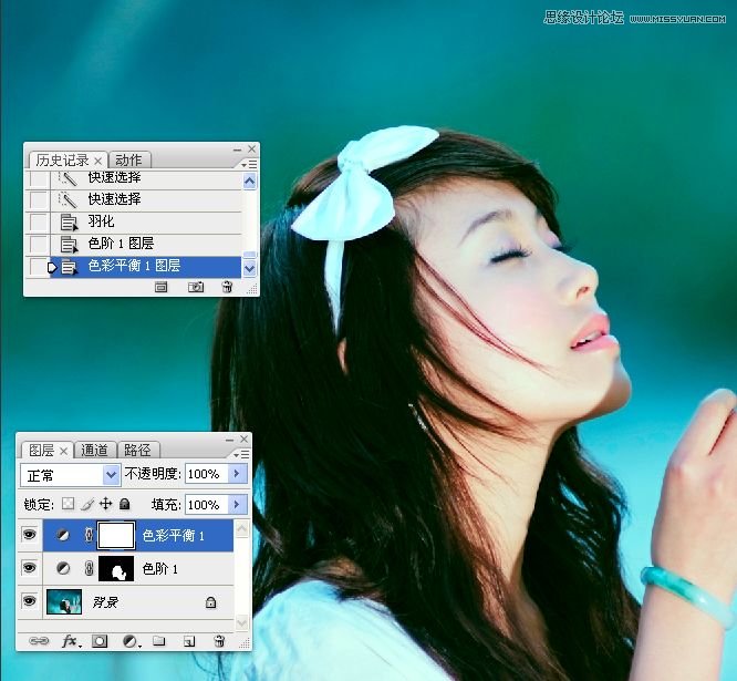 Photoshop使用LAB模式调出通透的阿宝色效果