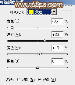 Photoshop调出草地美女怀旧的黄色调