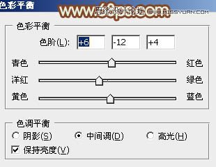 Photoshop调出草地美女怀旧的黄色调