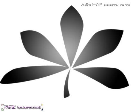 Photoshop制作由花朵组成艺术字教程