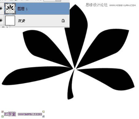 Photoshop制作由花朵组成艺术字教程