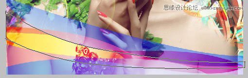 Photoshop合成超酷的潮流插画美女场景