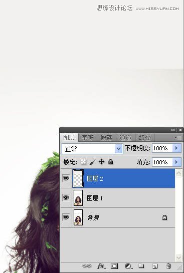 Photoshop合成超酷的潮流插画美女场景