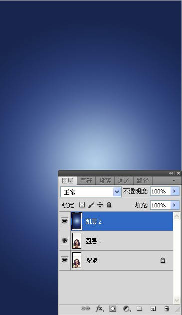 Photoshop合成超酷的潮流插画美女场景