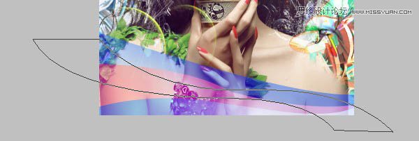 Photoshop合成超酷的潮流插画美女场景