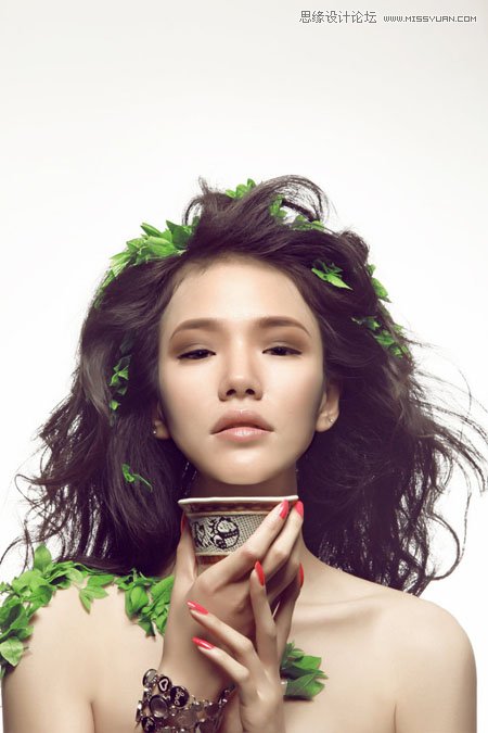 Photoshop合成超酷的潮流插画美女场景