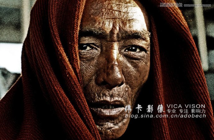 Photoshop使用自带工具调出人像质感的HDR效果