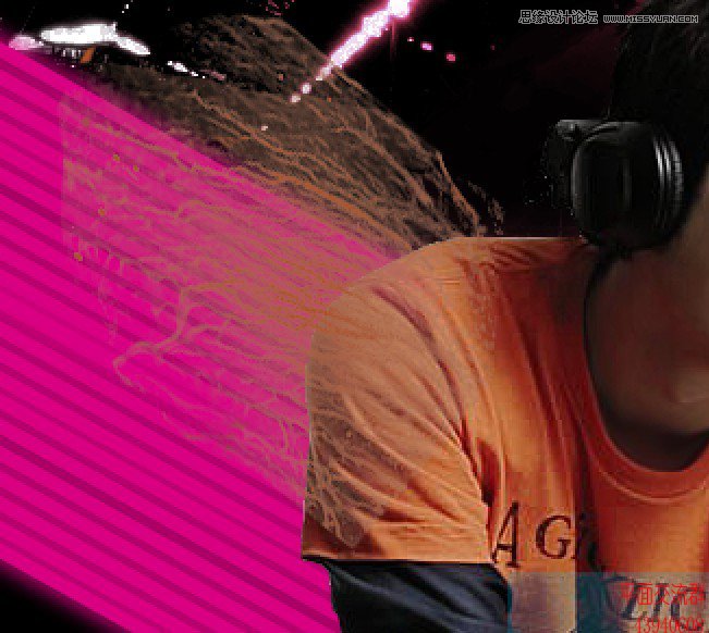 Photoshop设计潘玮柏音乐DJ海报