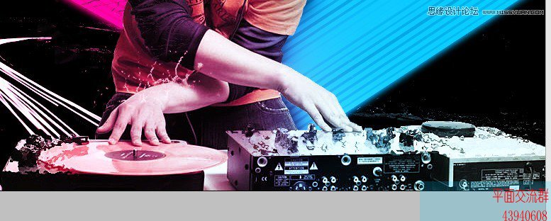 Photoshop设计潘玮柏音乐DJ海报