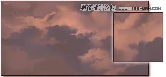 Photoshop绘制光线透过云层效果图