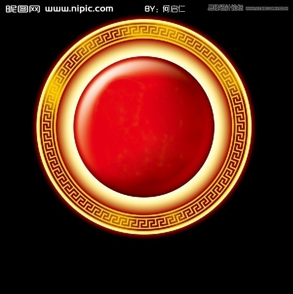 Photoshop制作喜庆风格海报教程