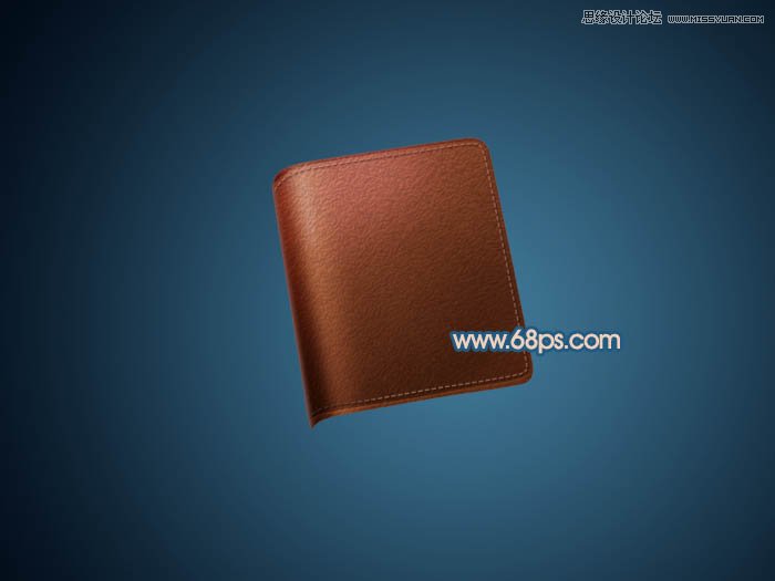 Photoshop绘制皮质效果的笔记本教程