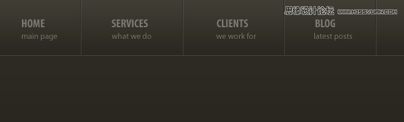 Photoshop创建欧美商务网页模板