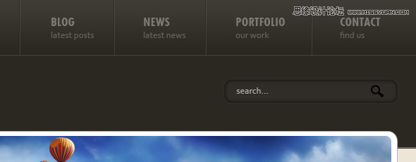 Photoshop创建欧美商务网页模板