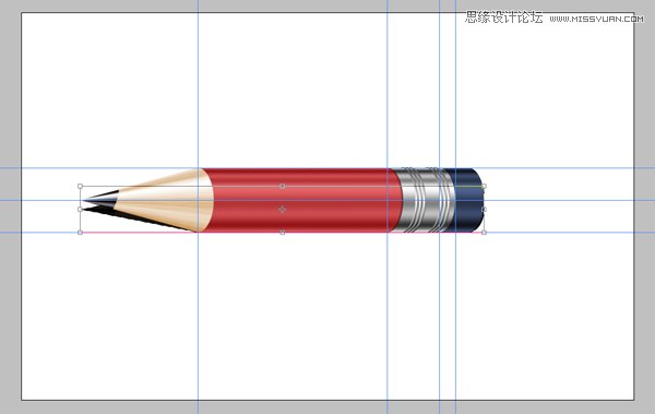 Photoshop绘制一个超级闪亮的铅笔图标