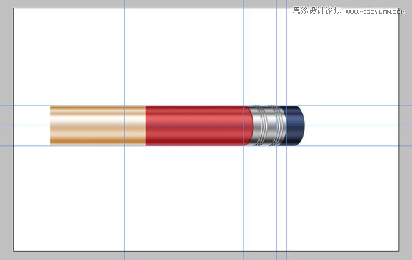 Photoshop绘制一个超级闪亮的铅笔图标
