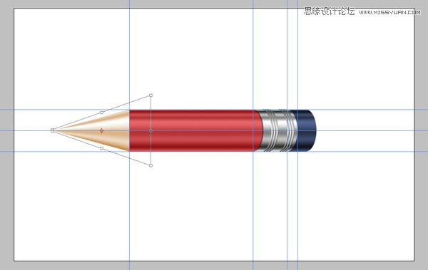 Photoshop绘制一个超级闪亮的铅笔图标
