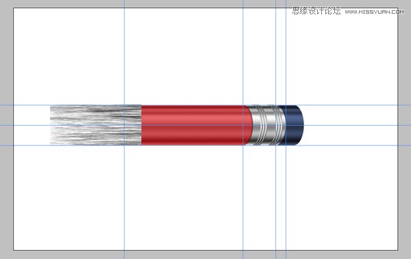 Photoshop绘制一个超级闪亮的铅笔图标