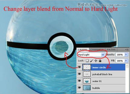 Photoshop合成水晶球里面的海洋世界
