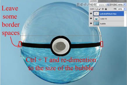 Photoshop合成水晶球里面的海洋世界