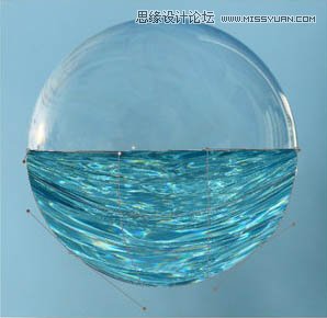 Photoshop合成水晶球里面的海洋世界