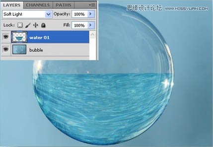 Photoshop合成水晶球里面的海洋世界