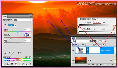 Photoshop正确认识混合颜色带的色阶参数