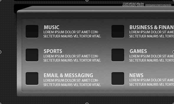Photoshop设计销售iPhone5应用程序的网站