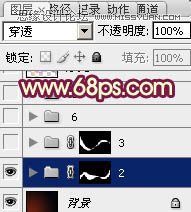 Photoshop制作炫彩梦幻的紫色光束效果