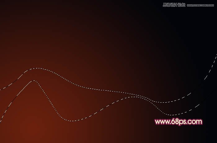 Photoshop制作炫彩梦幻的紫色光束效果