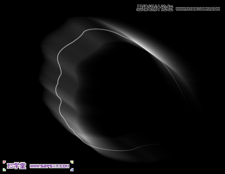 Photoshop制作梦幻光线效果的艺术花朵