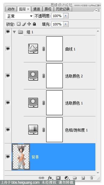 Photoshop合成玻璃瓶中的后期人像处理教程